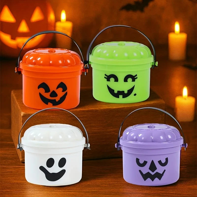 Cute Plastic Halloween Candy Bucket