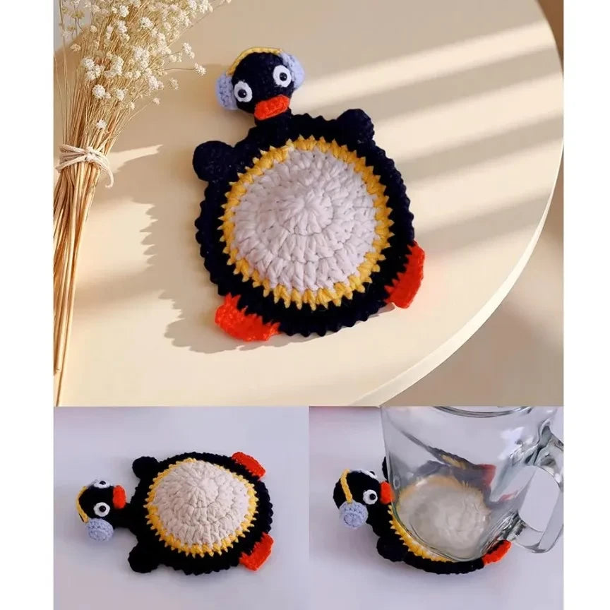 Handwoven Crochet Animal Coaster