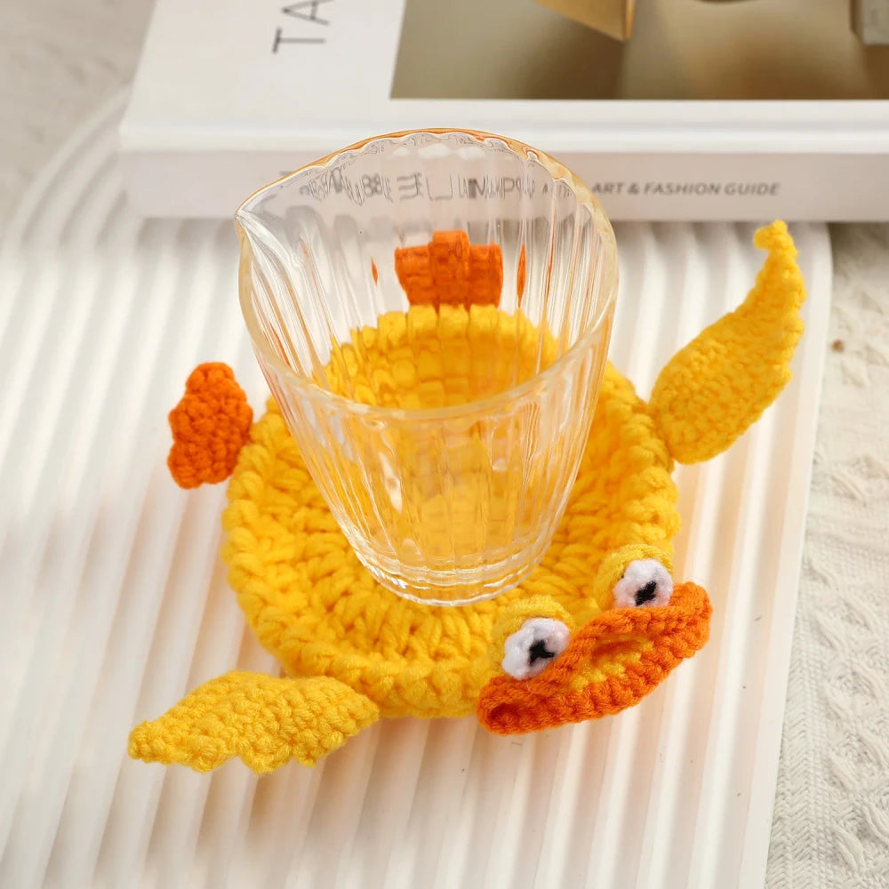 Handwoven Crochet Animal Coaster