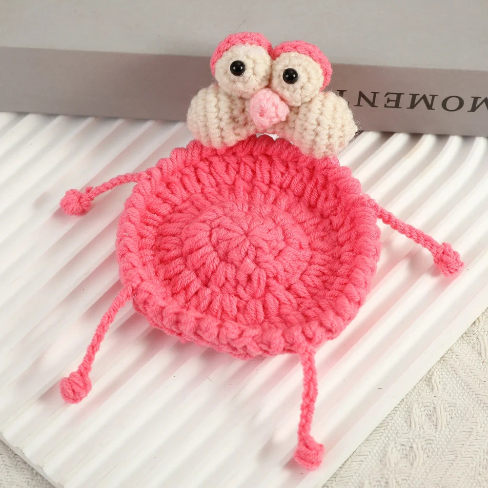 Handwoven Crochet Animal Coaster