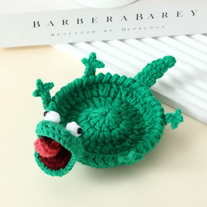 Handwoven Crochet Animal Coaster