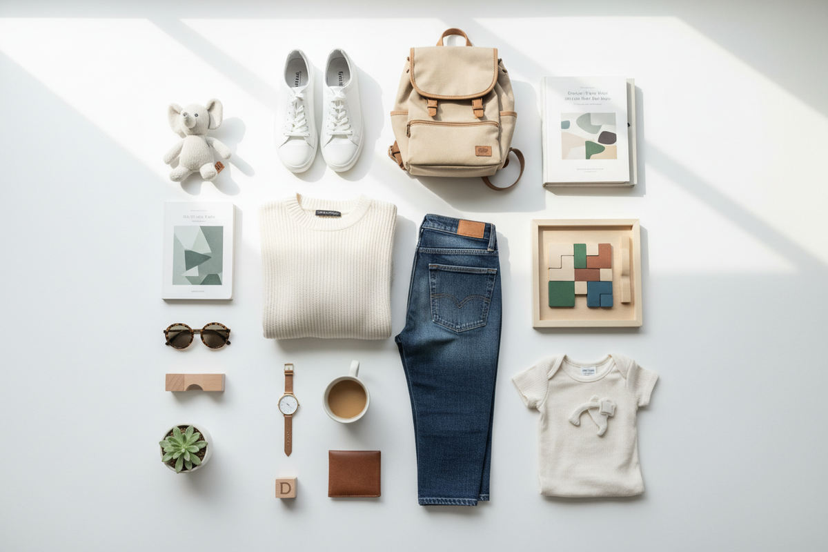 Modern Lifestyle Flat Lay